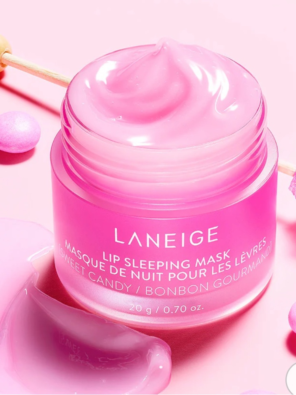 LANEIGE Pink Lip Sleeping Mask - Hydrating Overnight Treatment